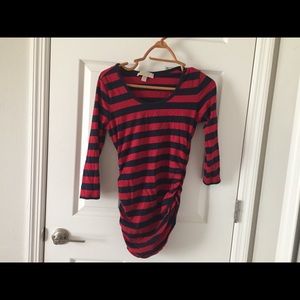 Red and blue stripe Michael Kors